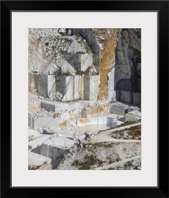 Italy, Tuscany, Marble quarry near Carrara