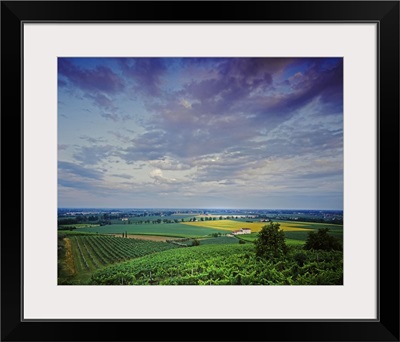 Italy, Veneto, Mediterranean area, Treviso district, Susegana, View from the castle