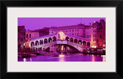 Italy, Veneto, Venice, Ponte di Rialto and Canal Grande