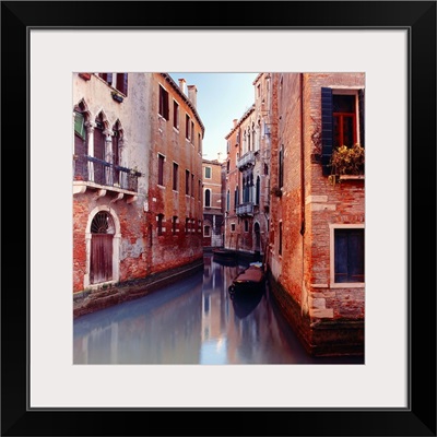 Italy, Venice, Canal, Canal near Santa Maria dei Miracoli church