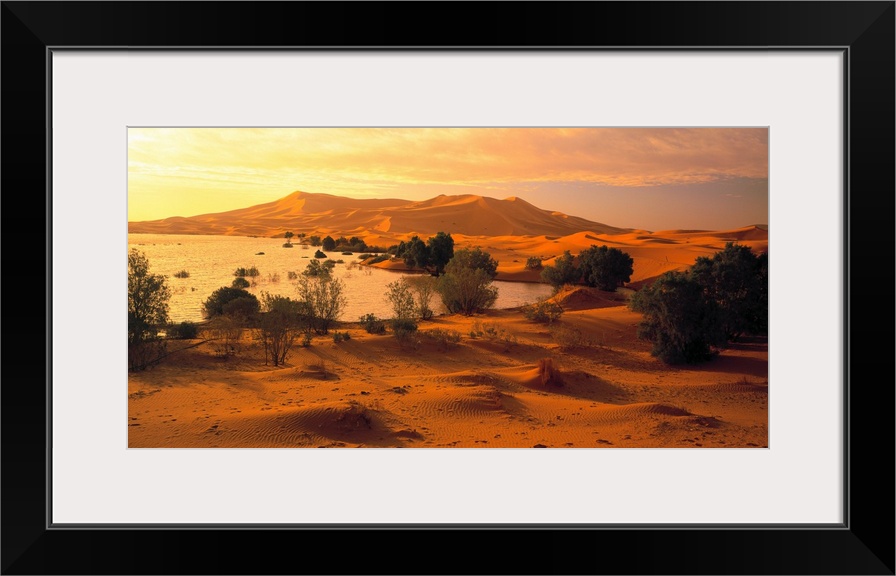 Morocco, Erg Chebbi desert, sand dunes