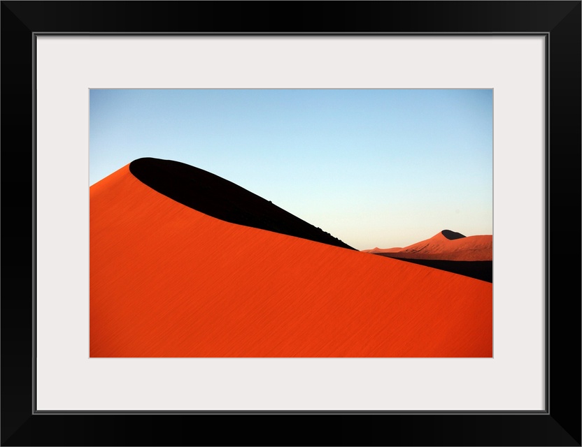 Namibia, Hardap, Namib-Naukluft National Park, Sossusvlei, Sand dune at sunset.