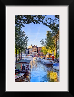 Netherlands, Benelux, Amsterdam, Groenburgwal Canal