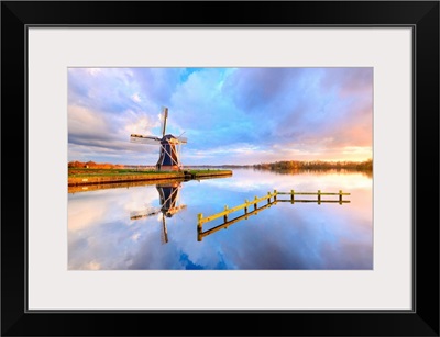Netherlands, Groningen, Groningen, Benelux, De Helper Windmill In Groningen