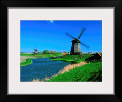 Netherlands, Schermerhorn, Windmill