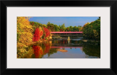 New Hampshire, Conway, New England, White Mountains, The Saco River Bridge