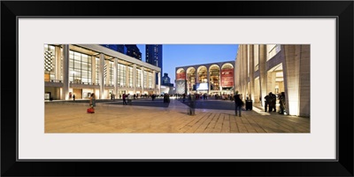 New York City, Manhattan, Lincoln Center for the Performing Arts at dusk