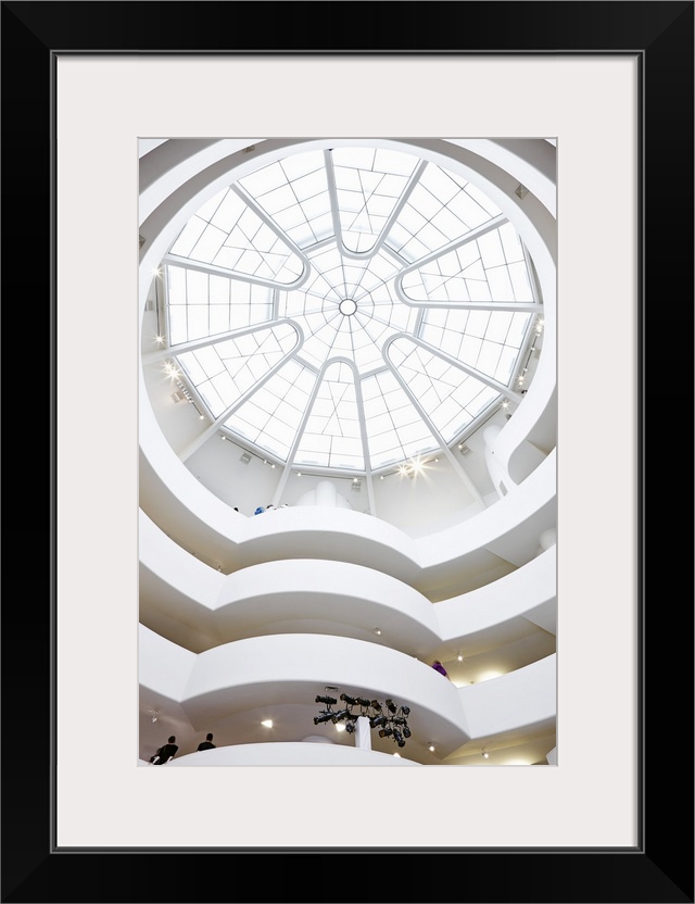 USA, New York City, Manhattan, Upper East Side, Museum Mile, Guggenheim Museum, Interior.