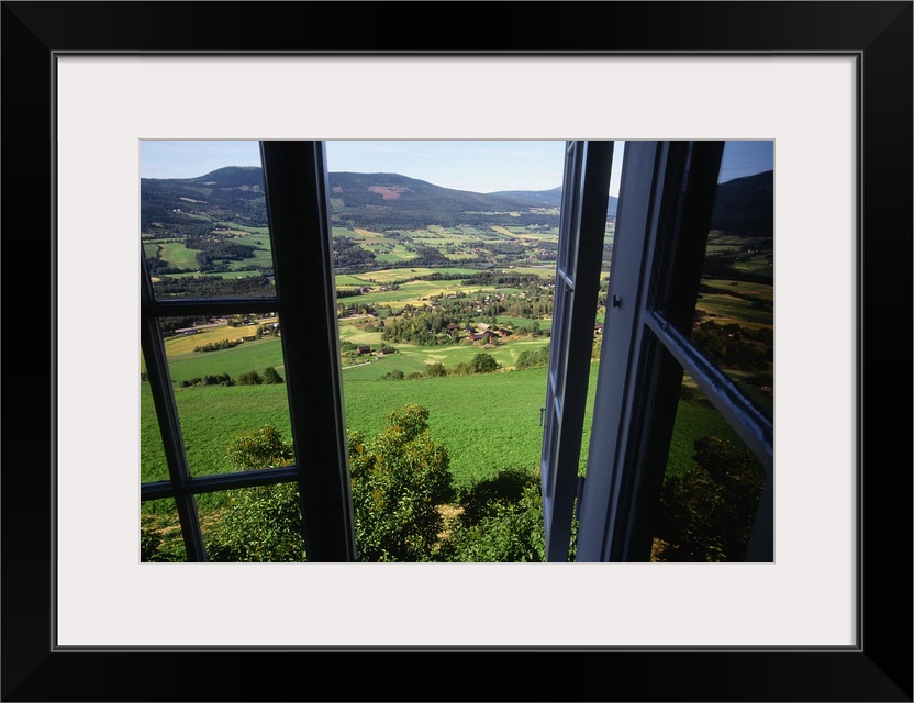 Norway, Oppland, Gudbrandsdalen valley, Historical Mountain Farm