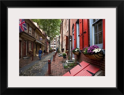 Pennsylvania, Philadelphia, Elfreth's Alley in the Old City