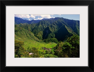 Philippines, Luzon, Banat, View of Banat, typical Ifugao village near Banaue