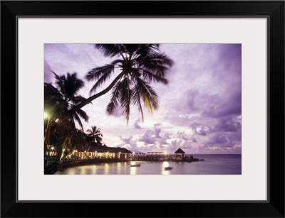Seychelles, Mahe island, Tropics, Indian ocean, The sunset