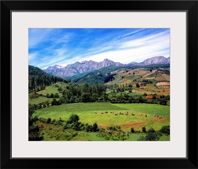 Spain, Cantabria, landscape scenery