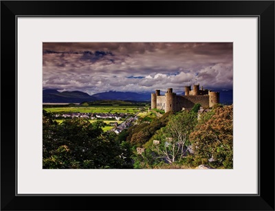 UK, Wales, Harlech Castle, along the west coast of the Snowdonia National Park