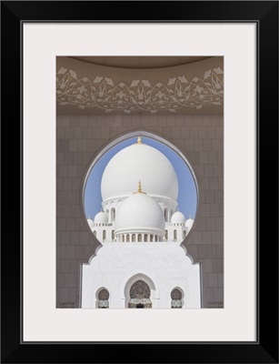 United Arab Emirates, Emirate Abu Dhabi, Abu Dhabi, Grand Mosque entrance