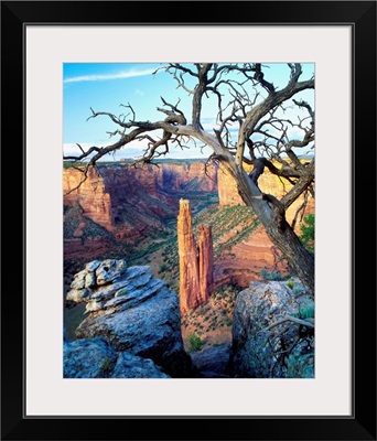 United States, Arizona, Canyon de Chelly National Monument, Spider Rock