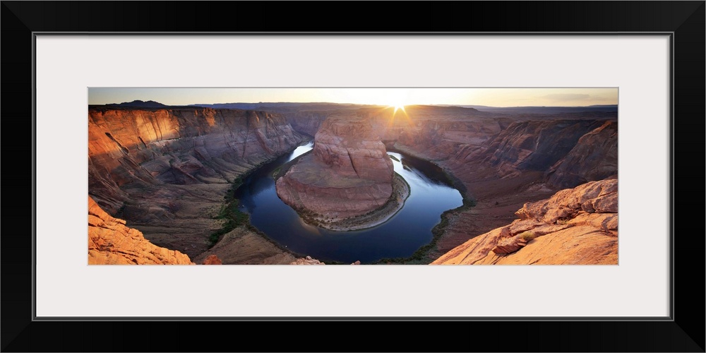 United States, Arizona, Page, Horseshoe Bend Canyon from the view point