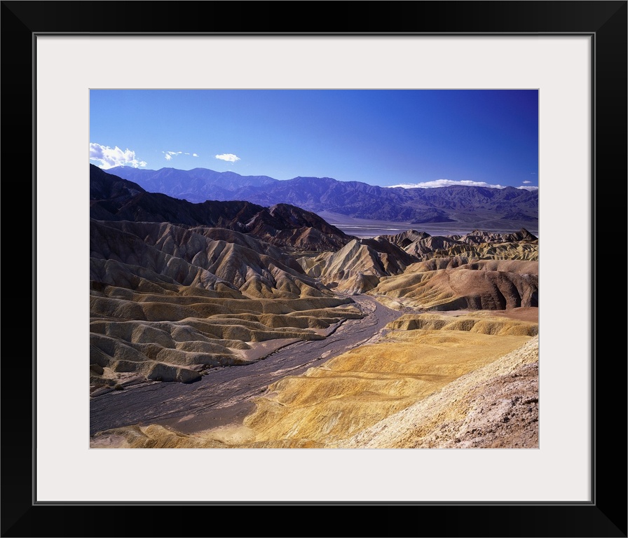 United States, California, Death Valley, Zabriskie Point, rock formation