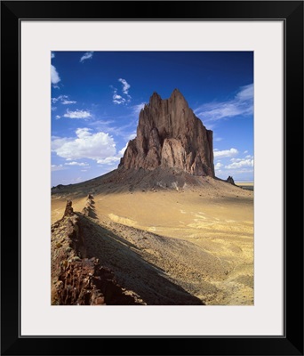 United States, New Mexico, Shiprock Mountain