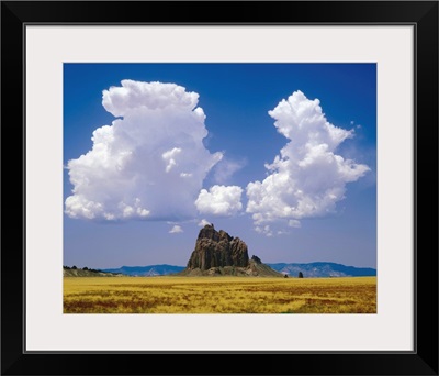 United States, New Mexico, Shiprock Mountain