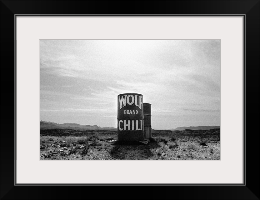 Water tank.Terligua, Texas, Usa.1992