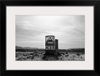 United States, Texas, Terlingua, water tank