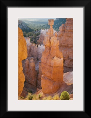 Utah, Bryce Canyon National Park, Sunrise at Thor's Hammer