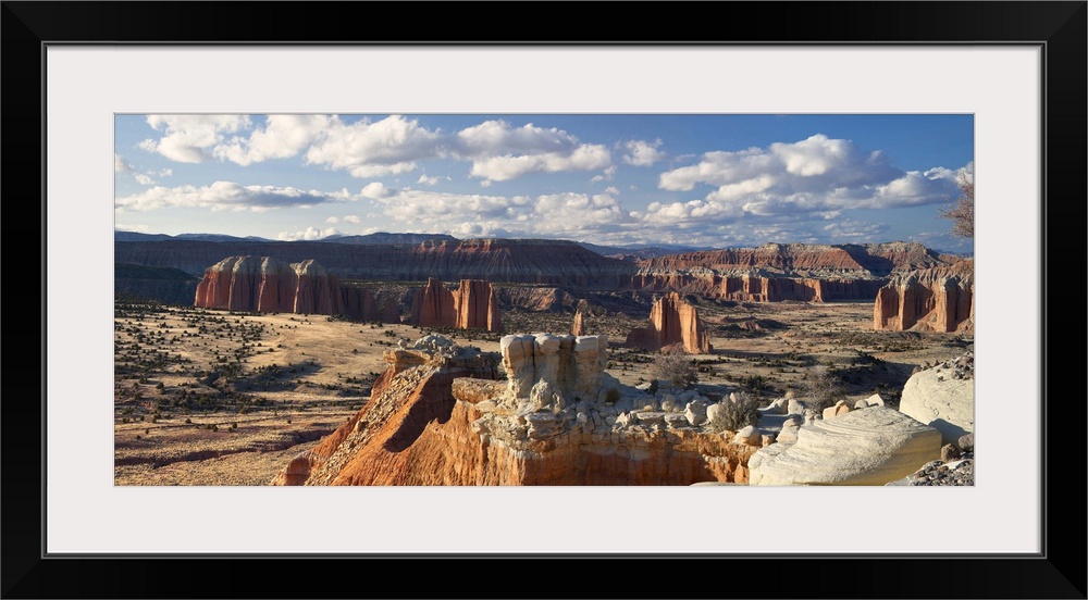 USA, Utah, Capitol Reef National Park, Upper Cathedral Valley.