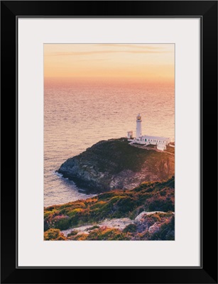 Wales, Anglesey, British Isles, South Stack Lighthouse In North Wales