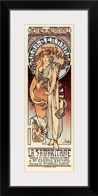 1897 Poster for The Samaritan, with Sarah Bernhardt. By Alphonse Maria Mucha