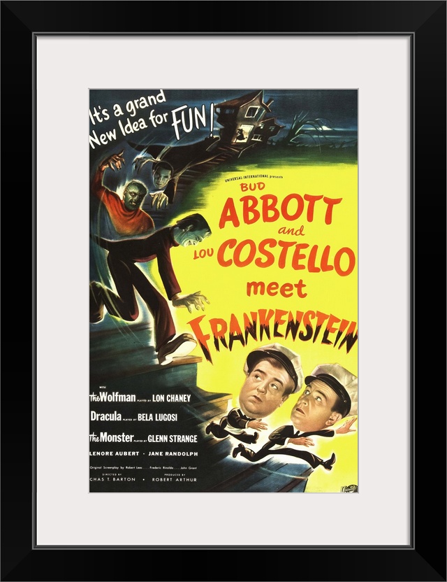 ABBOTT AND COSTELLO MEET FRANKENSTEIN, Lou Costello, Bud Abbott, 1948