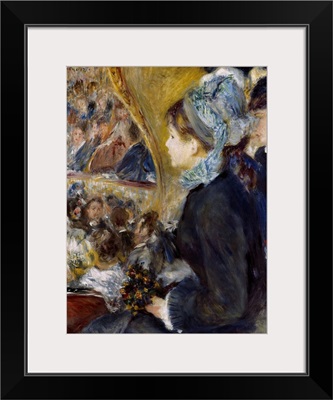 At the Theatre 1876, By French impressionist Pierre Auguste Renoir