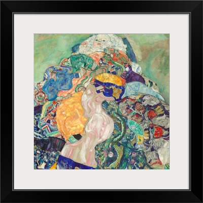 Baby (Cradle), by Gustav Klimt, 1917-18, Austrian painting