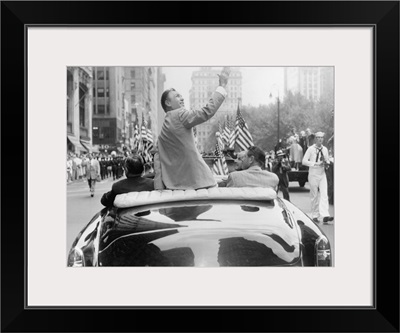 Ben Hogan honored in a ticker-tape parade in New York City