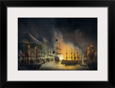 Bombardment of Algiers by the United Anglo-Dutch Naval Squadron, by Martinus Schouman