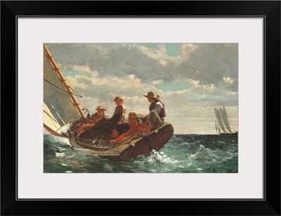 Breezing Up (A Fair Wind), by Winslow Homer, 1873-76
