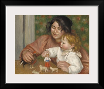 Child with Toys, Gabrielle and the Artist's Son, Jean, by Auguste Renoir