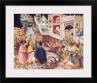 Christ's Entry into Jerusalem. Ca. 1320. Basilica of San Francesco d'Assisi