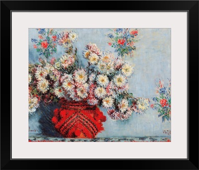 Chrysanthemums, by Claude Monet, 1878. Musee d'Orsay, Paris, France