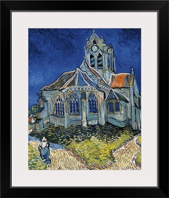 Church At Auvers, By Vincent Van Gogh, 1890. Musee D'Orsay, Paris, France