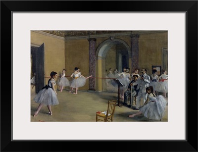 Dance Foyer at the Opera on the Rue Le Peletier, 1872