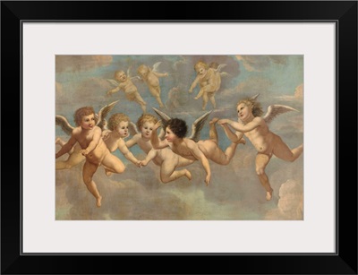 Five Flying Putti, by Anonymous artist, c. 1650