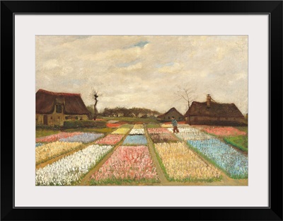 Flower Beds in Holland, by Vincent van Gogh, 1883