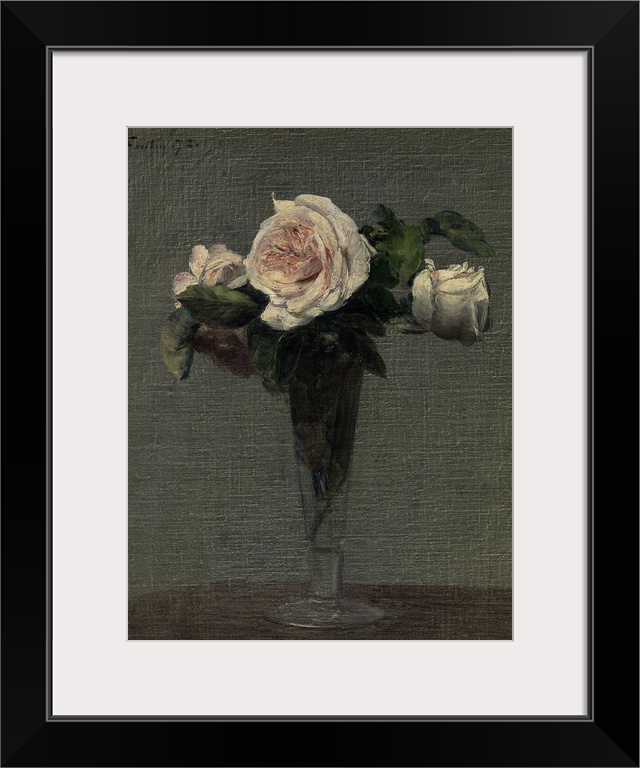 Henri Fantin-Latour (1836-1904), French School. Flowers. 1872. Oil on canvas