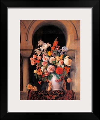 Flowers, By Francesco Hayez, 19Th C. Brera Gallery, Milan, Italy