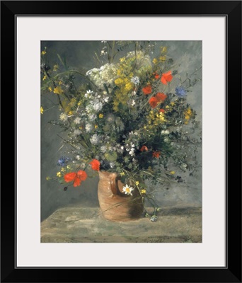 Flowers in a Vase, by Auguste Renoir, 1866