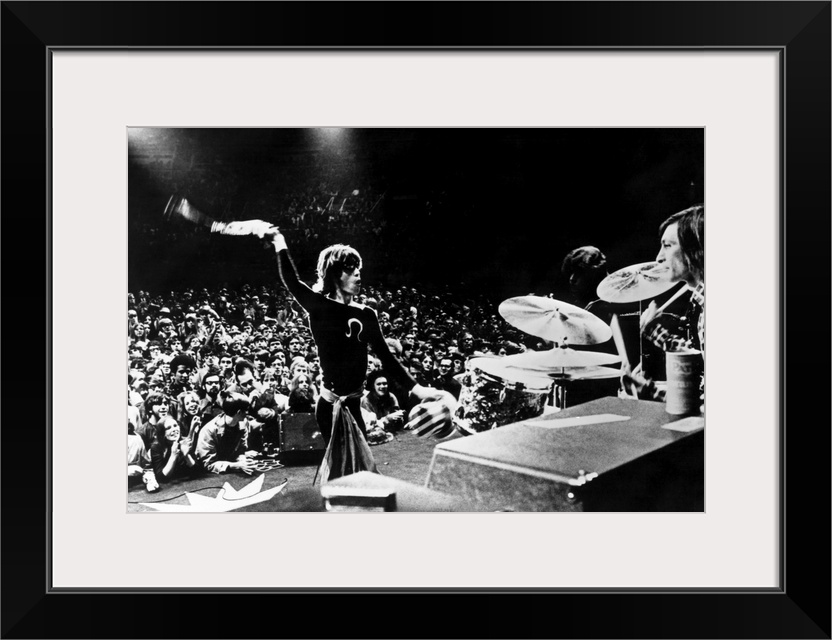 Gimme Shelter, Mick Jagger, Charlie Watts, 1970.