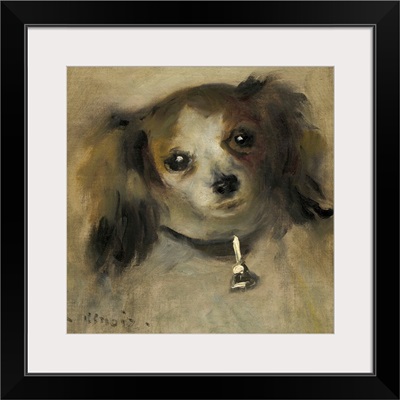 Head of a Dog, by Auguste Renoir, 1870