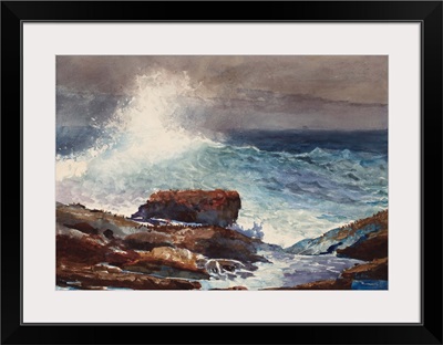 Incoming Tide, Scarboro, Maine, by Winslow Homer, 1883, American painting