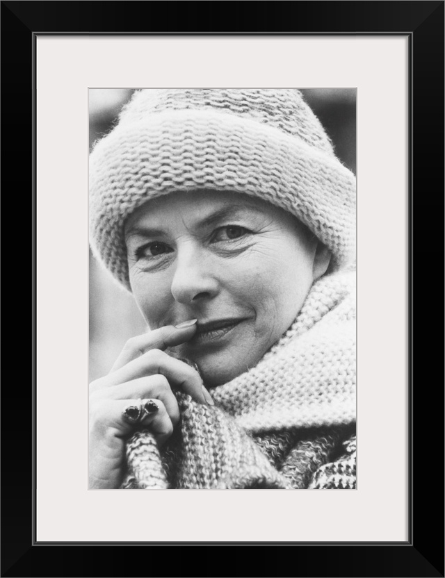 Swedish actress, Ingrid Bergman in October 1976. She was in her 43rd film, A MATTER OF TIME, with Liza Minnelli and Charle...